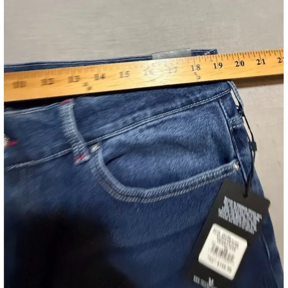 True Religion Rocco Jeans Mens 38 Blue Denim Relaxed Skinny‎ Pocketed Men 38X31.